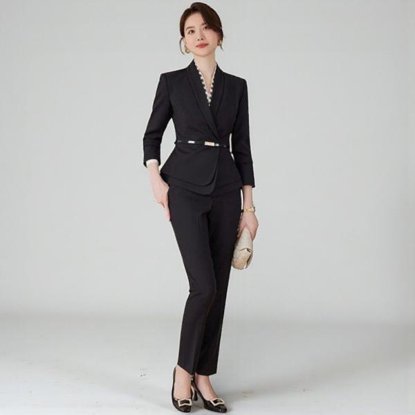 ☆ ブラック XL ビジネススーツ かっこいい セット セレモニースーツ