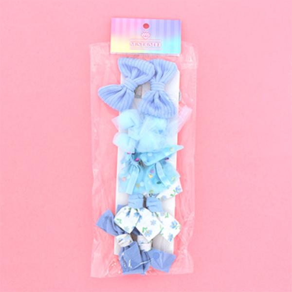 確認　ヘアリボン ヘアゴム　ドレープリボン　1014　アンティークローズ　ブルー 確認 ヘアリボン ヘアゴム ドレープリボン 1014 アンティークローズ