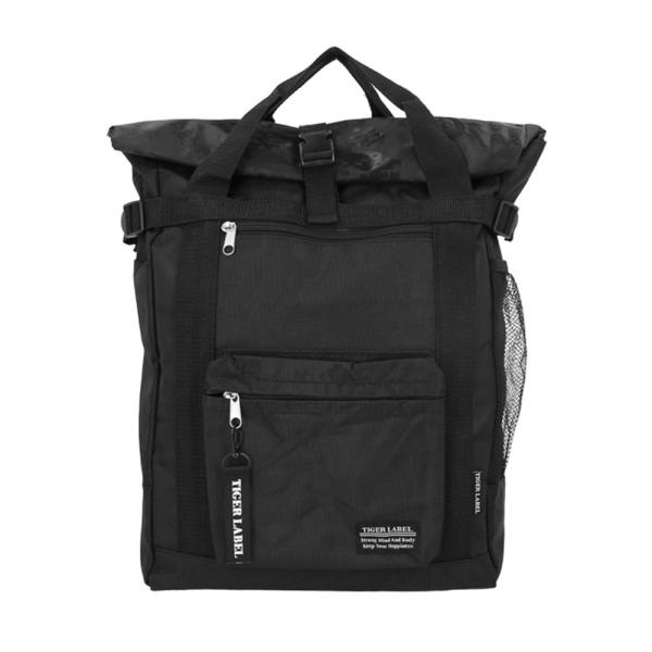 ☆ ブラック タイガーレーベル TL-34 ロールトップリュックトート