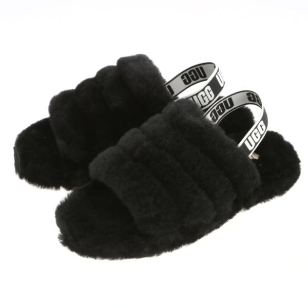 ☆ Black US6（24.5cm） ugg アグ サンダル レディース 通販