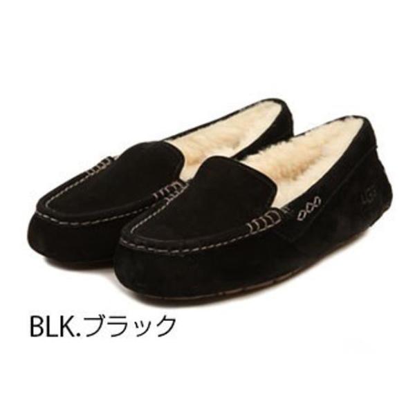 ★ US7(24.0cm) ★ BLK.ブラック ugg アグ モカシン レディース アンスレー ボア UGG 3312 1106878 正規品