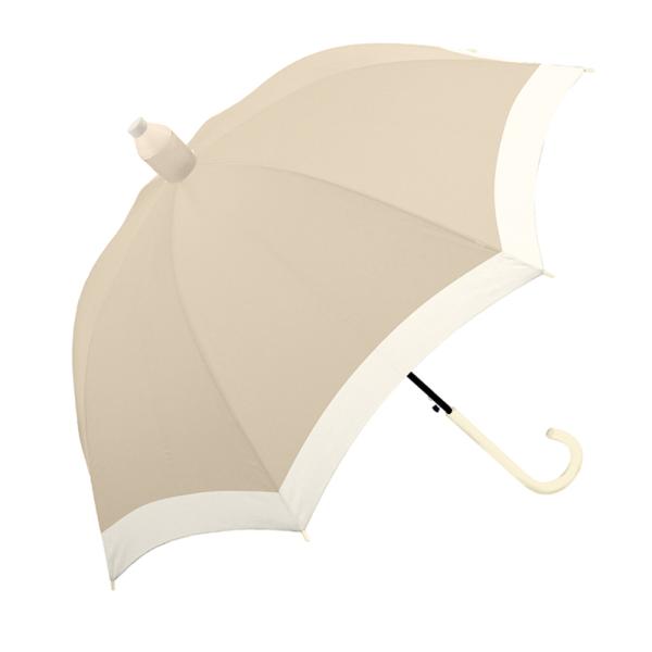 ☆ バイカラーLBE ☆ スライドキャップアンブレラ 60cm カバー付き 長傘 60cm スライドキャップアンブレラ スライドキャップ 雨傘