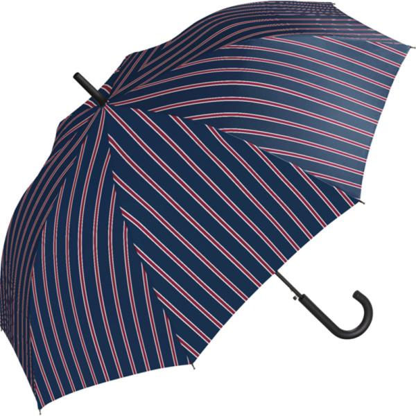 シップス 長傘 雨傘 ストライプ 木製 未使用品 日本製 ネイビー シップス 長傘 雨傘 ストライプ 木製 未使用品 日本製 ネイビー