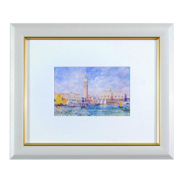 ☆ パールホワイト Vインチ額 スタンド付 フォトフレーム 額縁 壁掛け