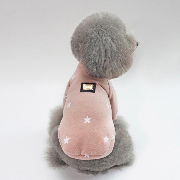 ☆ ピンク ☆ M ☆ ドッグウェア セーター 星柄 秋冬 ykdw2c 犬 服 セーター 暖かい 星柄 ぽかぽか 秋 冬 犬用セーター シンプル 犬服