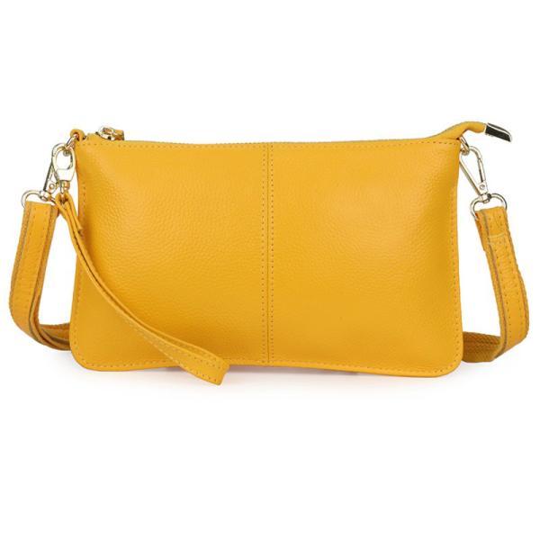 ☆ イエロー ポシェット 本革 レディース ykyt966 ショルダーバッグ