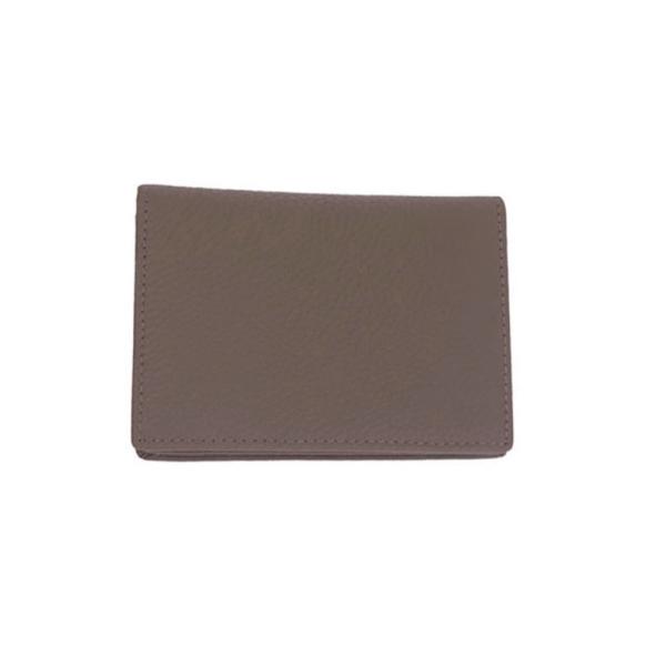 ☆ グレージュ ☆ 名刺入れ おしゃれ 本革 大容量 ysgcase5214 名刺入れ レディース 名刺ケース カードケース 革 皮 シボ 小さい  薄い