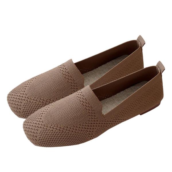 ☆ タイプJ ☆ 38(24cm) ☆ パンプス レディース ニット 通気性 春夏秋 ysshoes5217 ぺたんこ パンプス 歩きやすい フラットシューズ