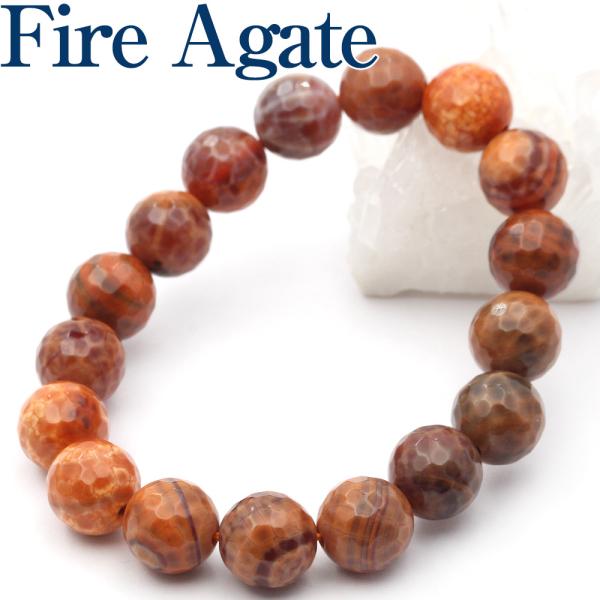 Lucky365 ファイアーアゲート（ドラゴンアゲート龍紋瑪瑙）128面カット