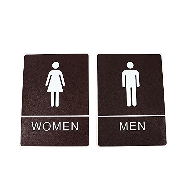 新着商品は トイレ表示 両面テープ付き 男女セット おしゃれ 高級感 プレート 看板 449b34b5 純正早割 Pn Batam Go Id