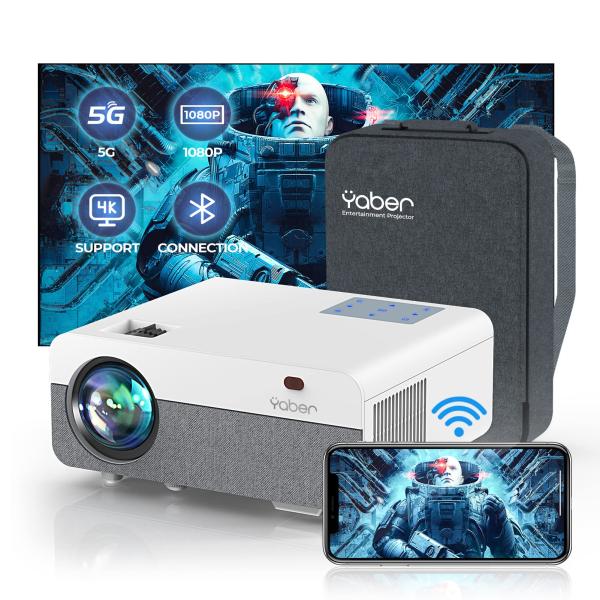 2023新登場・集光スクリーン付き】YABER Pro Y9 プロジェクター 2023新登場・集光スクリーン付き】YABER Pro Y9 プロジェクター
