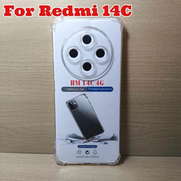 Redmi14C スマートフォン 本体 クリアケース付き 楽天市場】Redmi 14C クリアケース 耐衝撃 傷やほこりから守る
