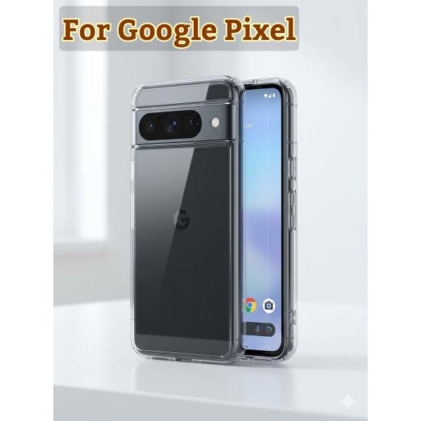 Google Pixel 10a 9a 8a ケース クリア 透明 TPU ソフトケース 耐衝撃 薄型 軽量 GooglePixel カバー スマホケース グーグル ピクセルケース