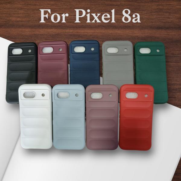 Google Pixel 8a ケース ダウンジャケット風 キルティング マット カバー 衝撃吸収 保護 軽量 おしゃれ 指紋防止 ピクセル8a メンズ レディース