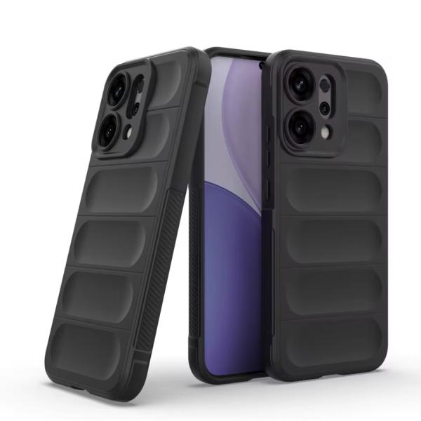 OPPO Reno14 5G ケース ダウン風 スマホケース opporeno14 オッポ リノ14 カバー かわいい おしゃれ 耐衝撃 TPU ぷっくり 立体 ウェーブ