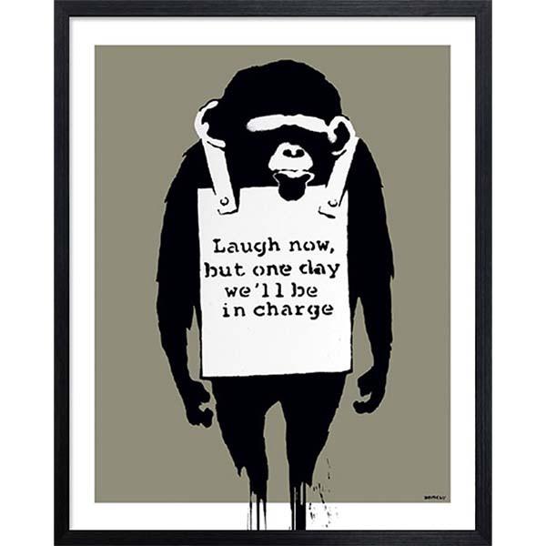 バンクシー アートパネル アートフレーム アートポスター 絵画 ポスター 記念 絵 有名 ゴリラ 個性 海外 インテリア 壁掛け おしゃれ 新生活 ラッキーベッド Yahoo 店 通販 Yahoo ショッピング