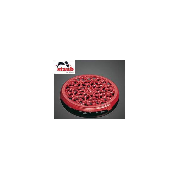 Staub（ストウブ） リリートリベット 23cm チェリー （staub・鍋敷き