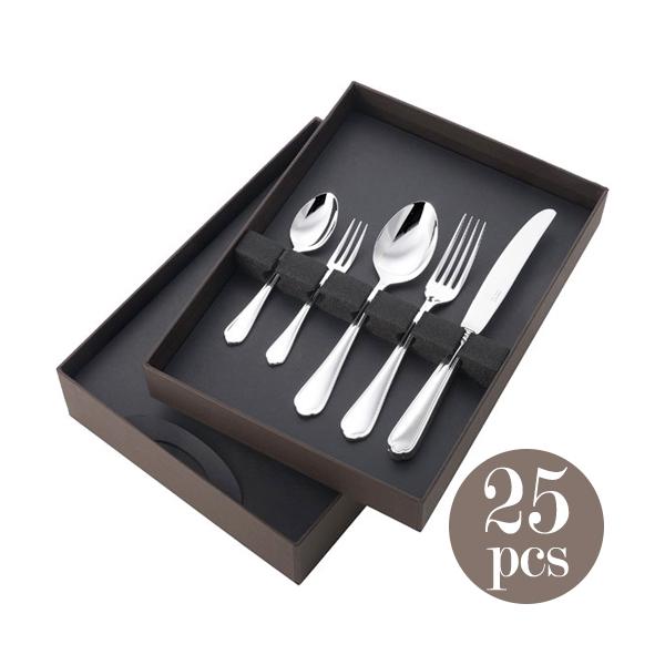山崎金属工業／YAMACO 洋白銀器 ロイヤル ディナーセット25pcs ROS-25N