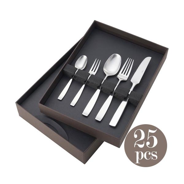 山崎金属工業／YAMACO ベッドフォード 18-8 ディナーセット25pcs BES 