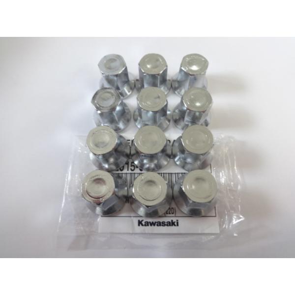 KZ1000,Z1,Z2 J GPZ1100 系等 純正 ヘッドナット 12個 1台分 R7.10