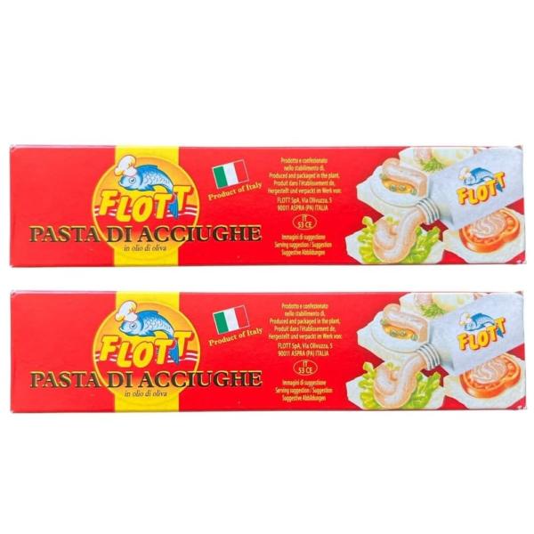 ●商品名アンチョビペースト 60g ×２本 チューブ FLOTT イタリア産●商品紹介カタクチイワシを塩漬けし、熟成させて旨味を引き出し、ペーストにしたとても使いやすいチューブ入りのアンチョビペーストです。少しずつ使用できて、とても便利！ニ...