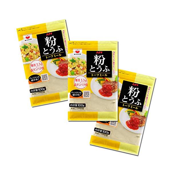 ●商品名みすず 粉とうふ トーフミール （おからパウダー） 100g × 3袋 たんぱく質 食物繊維●商品紹介こうや豆腐を粉末状にした〈粉とうふ〉は古くから信州で親しまれてきた健康食材です。 近年では、悪玉コレステロール値を抑制する働きがあ...