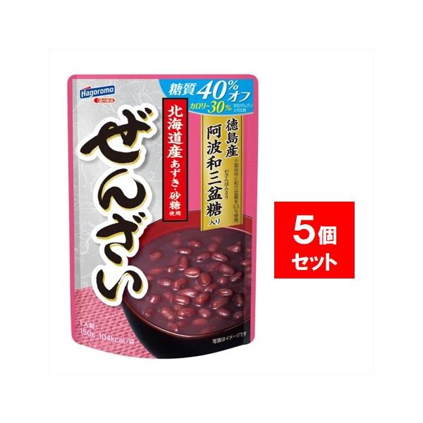 ●商品名はごろも ぜんざい糖質オフ 150g ×5個 善哉●商品紹介徳島県産の阿波和三盆糖を加え、粒形状をしっかり残したぜんざいです。北海道十勝産あずきと北海道産グラニュー糖を100%使用し、おいしさそのまま糖質40%%オフ(当社ぜんざい1...