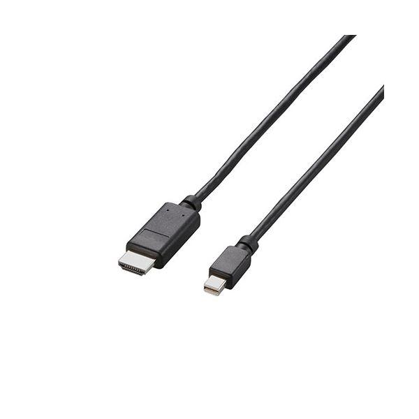 5個セット〕 エレコム Mini DisplayPort-HDMI変換ケーブル/3m/ブラック