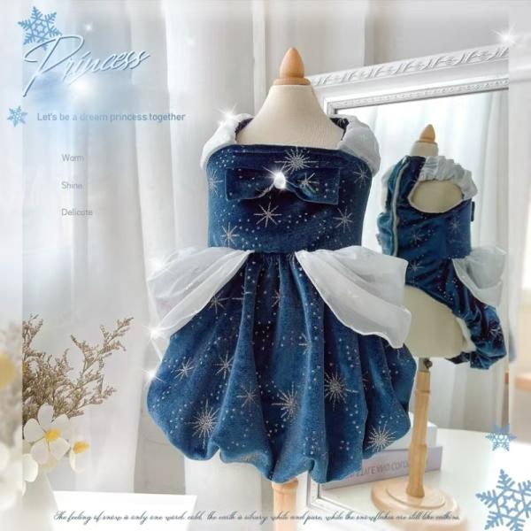 犬服 犬の服 ワンピース ドレス 秋 冬用 ドッグウェア 犬 洋服 ペット洋服 ゴージャス ワンピ 猫 超可愛い モコモコ ふわふわ 柔らかい 裏起毛 お散歩用 最適 おすすめ オシャレ 人気 一目惚れ 超おすすめ品 送料無料