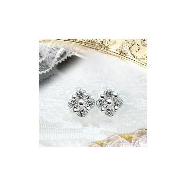 ダイヤモンドピアス あすつく【完全無色透明Fカラー】pt900 0.3ct