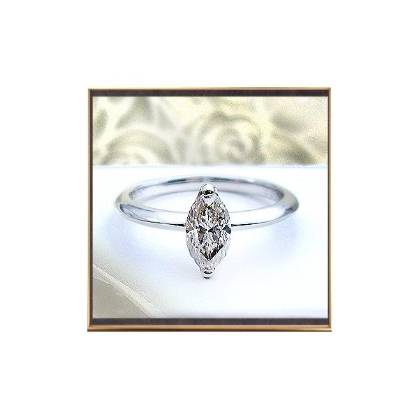 �_�C�������h�����O ������Ό������Ӓ菑�t pt950 1.0ct �}�[�L�X�J�b�g�wMarquis Diamond�xSI�`VS�N���X H�`D�J���[ ���F���� A�����N�Ӓ�J�b�g