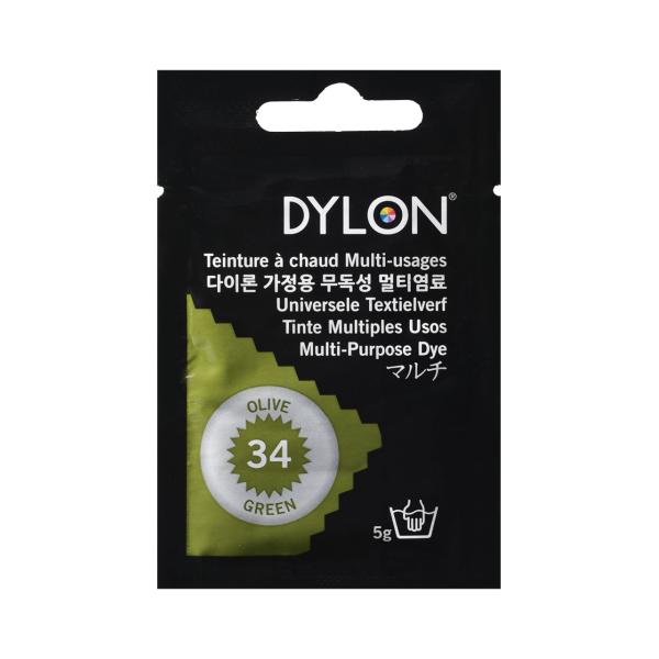【ゆうメールOK】英国製　DYLON ダイロン 染料 マルチ　34 Olive Green オリーブグリーン