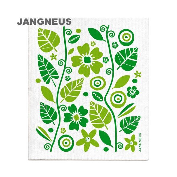 北欧スポンジワイプ　ガーデン　グリーン　JANGNEUS