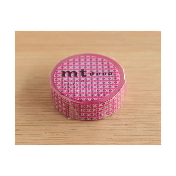 【ゆうメール９９円】カモ井加工紙 mt 1P ドットストライプ・ピンク　　　