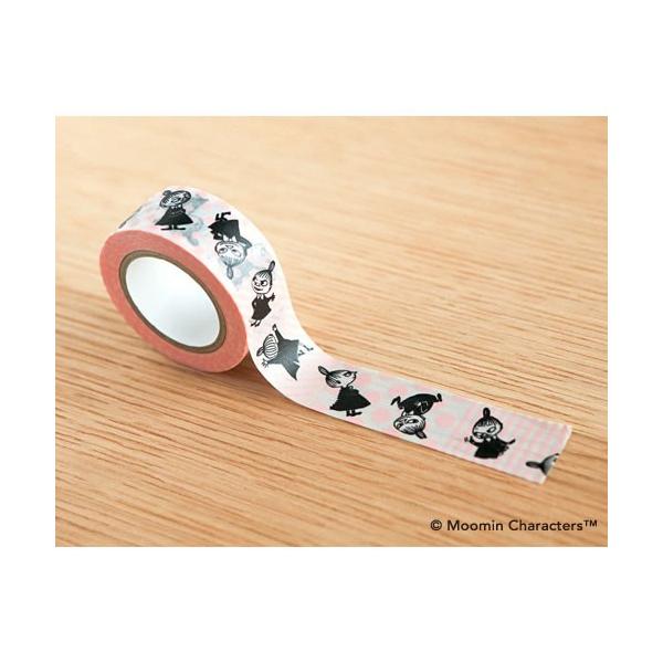 【ゆうメール９９円】カモ井加工紙 リトルミイ in ベビーピンク20mm×10m　　　マスキングテープ　ムーミン