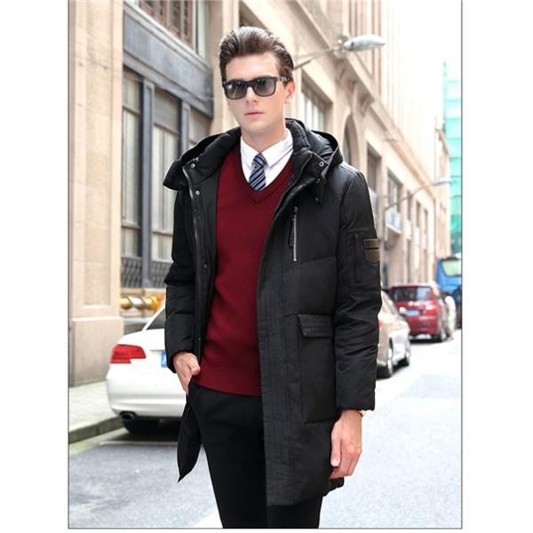 ダウンジャケット ダウンコート 厚手 ロング 高級 メンズ ビジネスコート 軽量 ライトダウン防寒 保温 通勤 フード脱着可能 ミディ丈 秋冬用 大きいサイズ Buyee Buyee Japanese Proxy Service Buy From Japan Bot Online