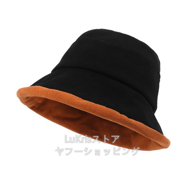 SALE！ 収納可 本革 バケットハット スエード メンズ レディース リアルレザー 男女兼用 アウトドア ストリート 登山 ブラック  秋冬 帽子 おしゃれ 無地