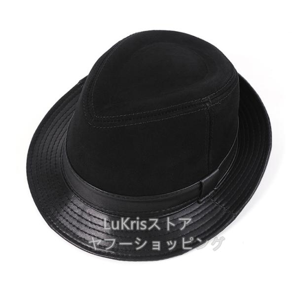 SALE!  本革 中折れハット スエード 羊皮レザー帽子メンズ レディース ソフト フェドラ センタークリース カウボーイ 大きいサイズ　ユニセックス　テンガロン