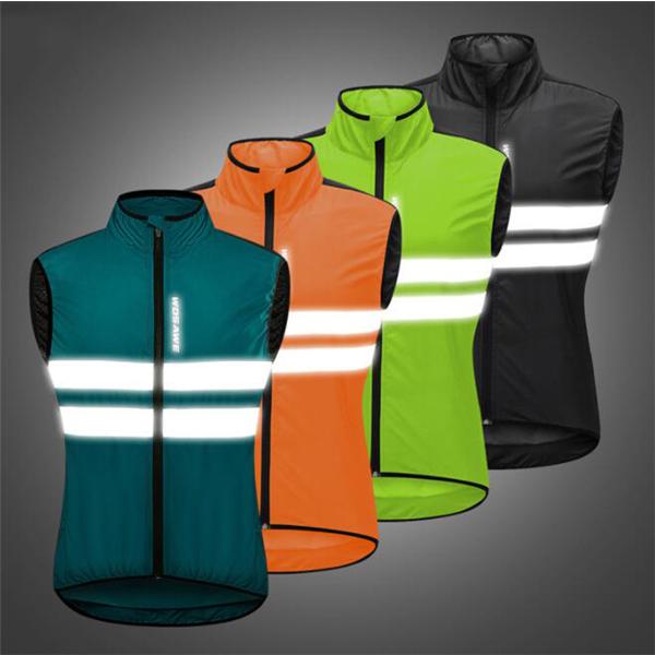 SALE!　収納可　サイクリングベスト 自転車ウエア　メンズ　撥水　反射　ジレー  レディース 男女兼用 日焼け止め 薄手  春夏秋