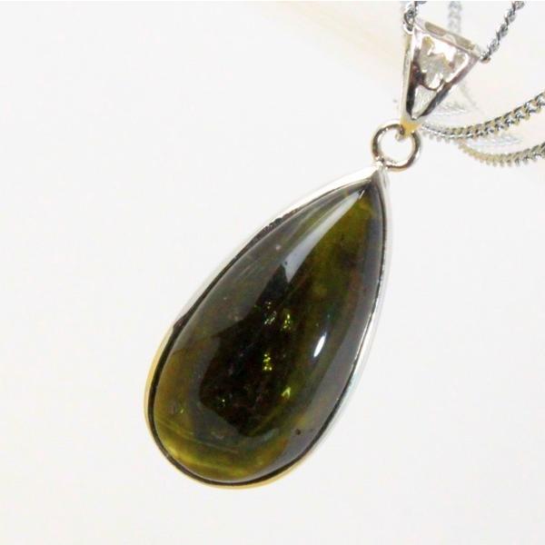 グリーントルマリン ペンダント ネックレス 電気石 tourmaline Pendant  