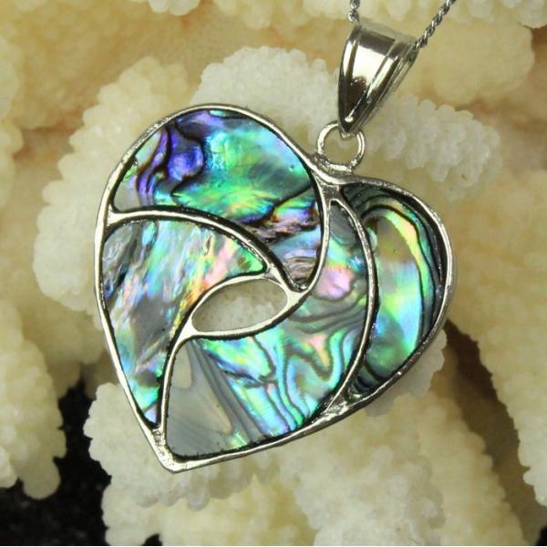 アバロンシェル ペンダント ネックレス 貝殻 パウアシェル Necklace