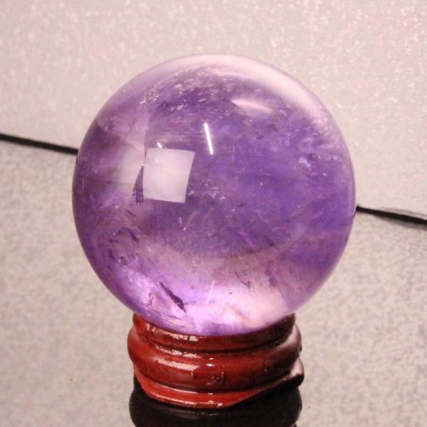 アメジスト 丸玉 原石 Amethyst 紫水晶 球体 パワーストーン【46mm