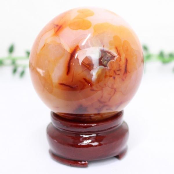 値引 サードオニキス 丸玉 水晶玉 赤縞瑪瑙 めのう 原石 天然石 55mm玉 爆売り Iniciatupyme Cl