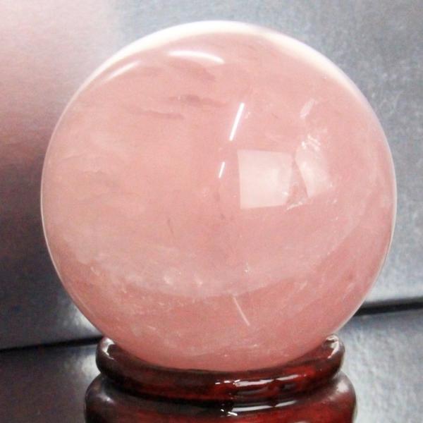 ローズクォーツ 丸玉 水晶玉 rose quartz 紅水晶 原石 パワーストーン