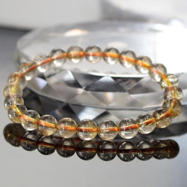 ルチルクォーツ ブレスレット 腕輪 ブレス Bracelet 金針水晶 天然石