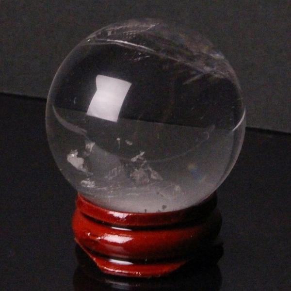 【パワーストーンの意味・言われ】水晶[クォーツ]：浄化・幸せをもたらす天然石の基本・自己成長の象徴【サイズ】直径 37mm【重量】 73g【産地】　ブラジル■天然石情報：水晶■石言葉（意味・効果）：調和・統合・強化、コミュニケーション能力向...