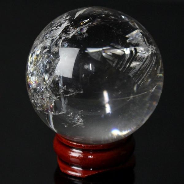 【47mm玉】水晶玉 天然 原石 球体 水晶球 置物 水晶玉 Quartz クリスタル 人気 浄化用水晶 おすすめ 浄化 パワーストーン