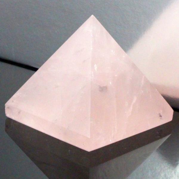ローズクォーツ ピラミッド Pyramid 置物 ピラミド 石 浄化 クラスター