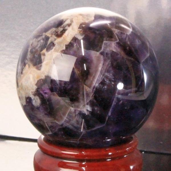 61mm玉】アメジスト 丸玉 水晶球 原石 球体 置物 水晶玉 Amethyst 紫