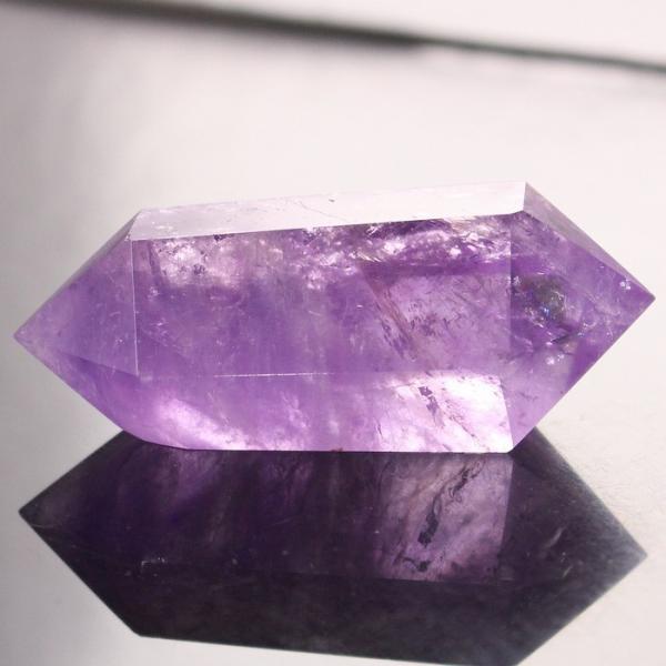 アメジスト ポイント 原石 Point 浄化 柱 石 置物 Amethyst 紫水晶